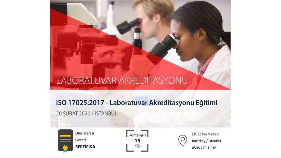 ISO 17025 Laboratuvar Akreditasyonu Eğitimi