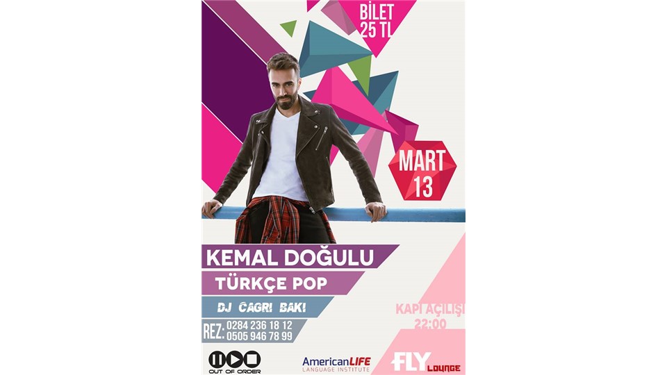 Kemal Doğulu / 13 Mart 2015 / Fly Lounge Edirne