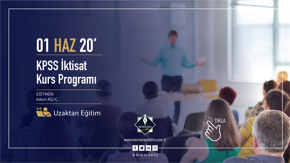 KPSS İktisat Kursu - Uzaktan Eğitim