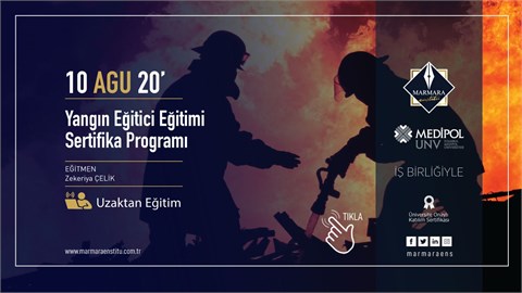 Yangın Eğitici Eğitimi Sertifika Programı - Uzaktan Eğitim