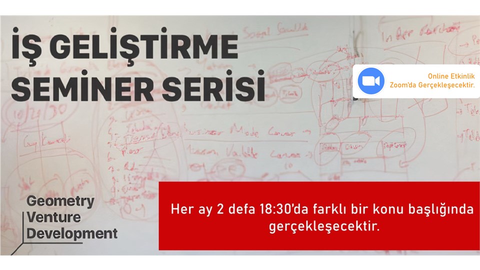 Girişim Geliştirme Seminer Serisi#43 | Yatırım | Geometry Venture Development