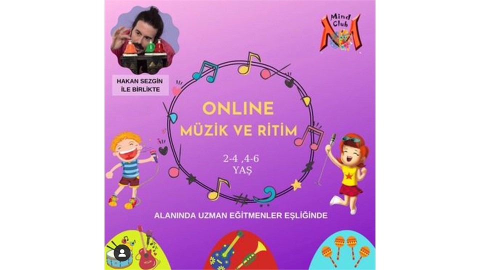 ONLINE MÜZİK VE RİTİM (2-4 YAŞ)