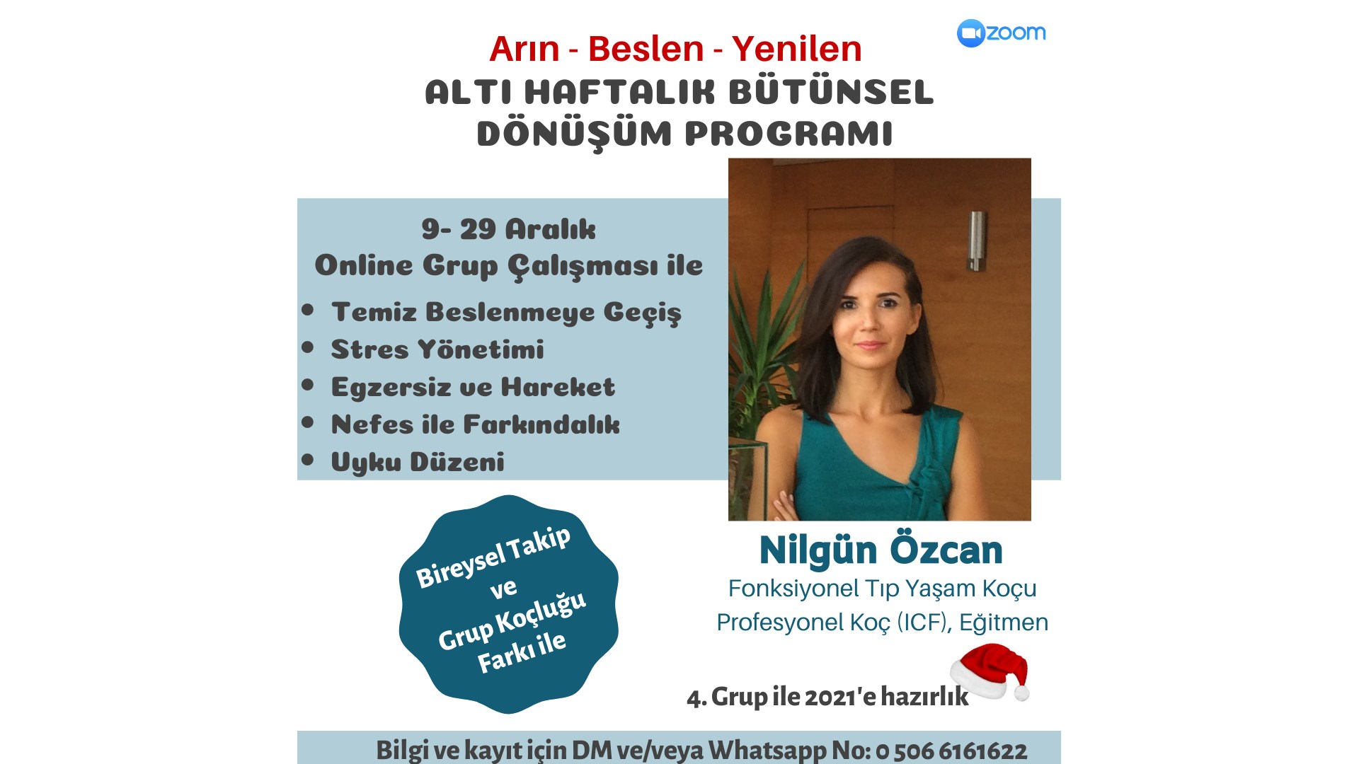 Biletino · 21 Günde Bütünsel Dönüşüm Arın Beslen Yenilen (Grup