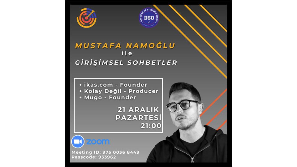 Mustafa Namoğlu ile Girişimsel Sohbetler