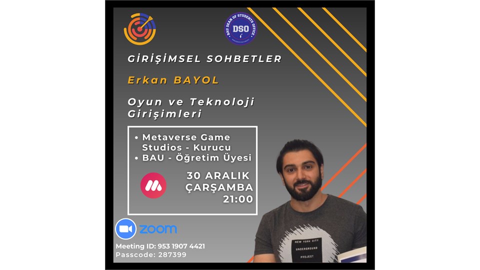 Erkan Bayol ile Oyun ve Teknoloji Girişimleri | Girişimsel Sohbetler 2. Oturum