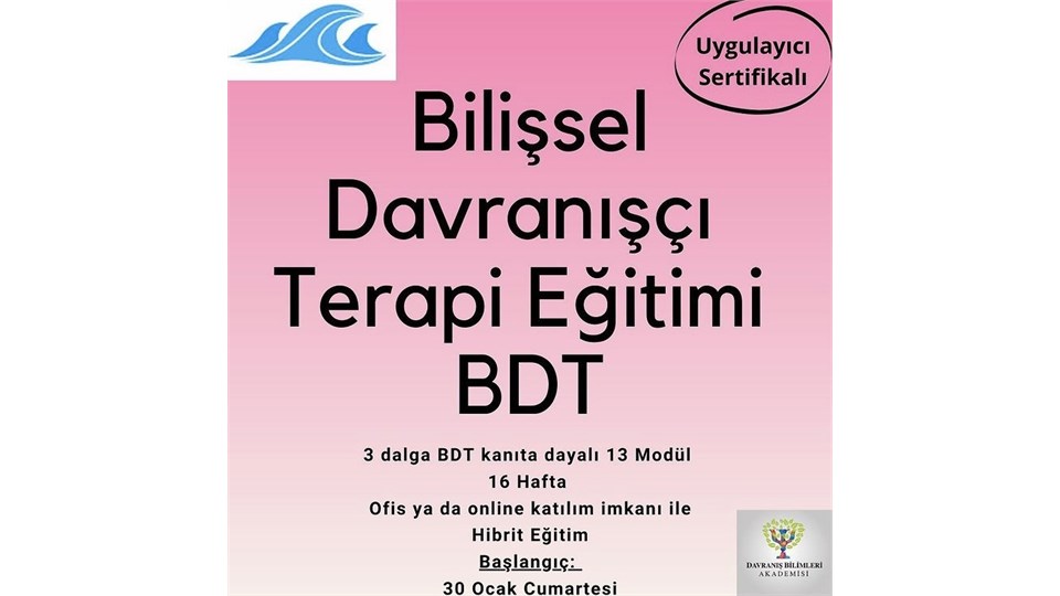 Bilişsel Davranışçı Terapi Eğitimi BDT