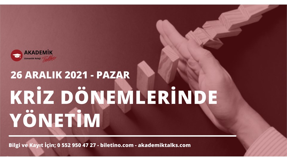 KRİZ Dönemlerinde Yönetim