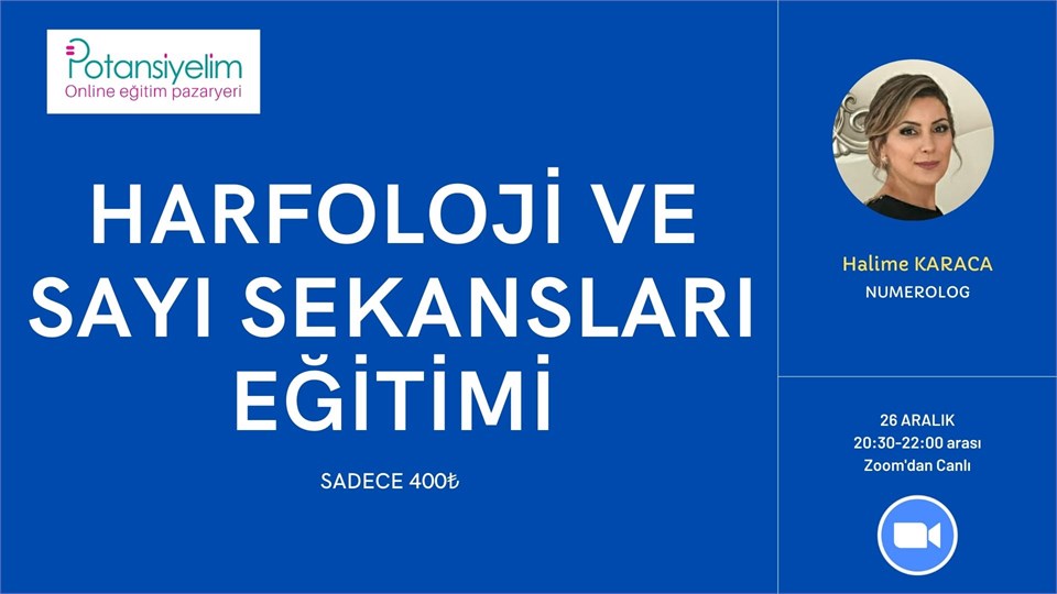 HARFOLOJİ VE SAYI SEKANSLARI