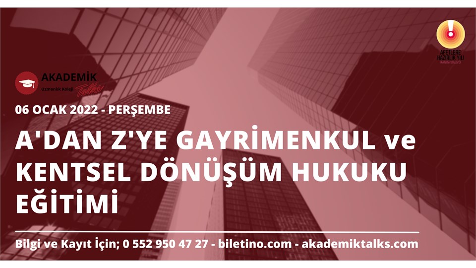 Kentsel Dönüşüm ve Gayrimenkul Hukuku