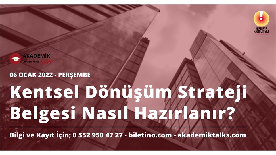 Kentsel Dönüşüm Strateji Belgesi