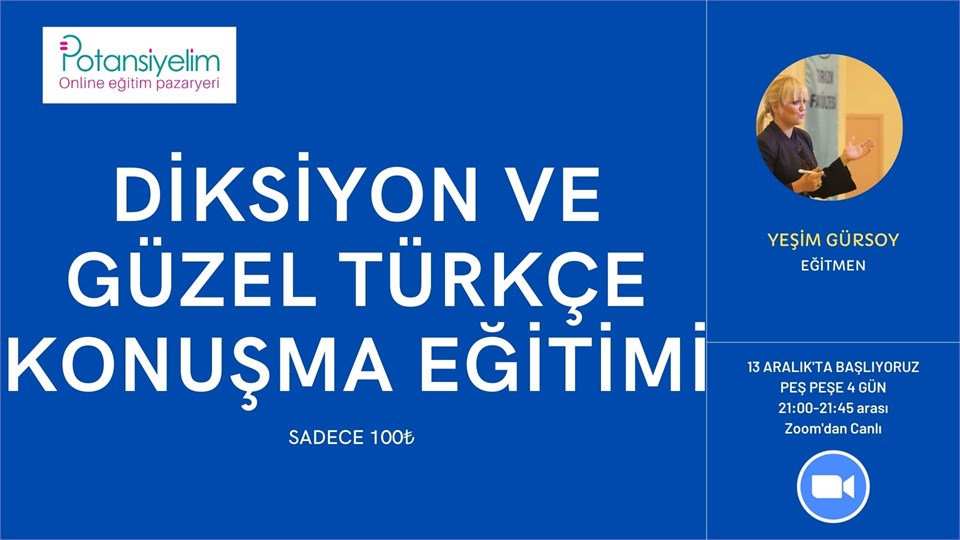 DİKSİYON VE GÜZEL TÜRKÇE KONUŞMA