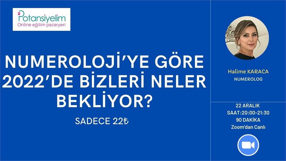 NUMEROLOJİ'YE GÖRE 2022'DE BİZLERİ NELER BEKLİYOR?