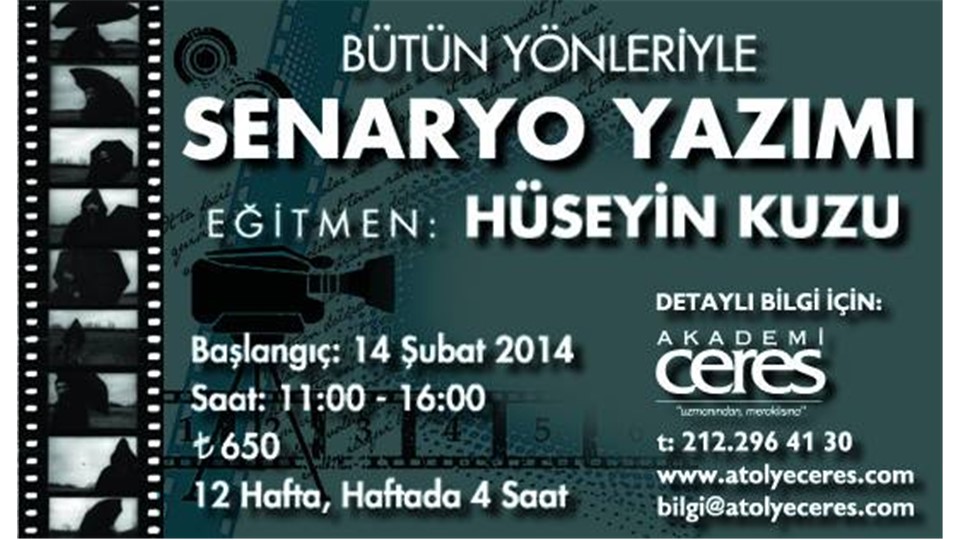 Hüseyin Kuzu İle Senaryo Atölyesi