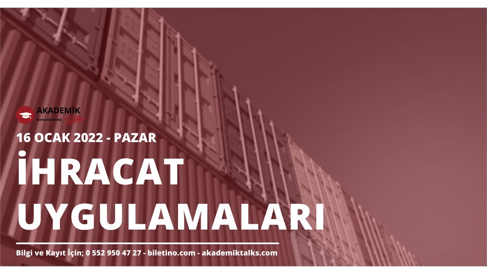 İhracat Uygulamaları Eğitim Programı