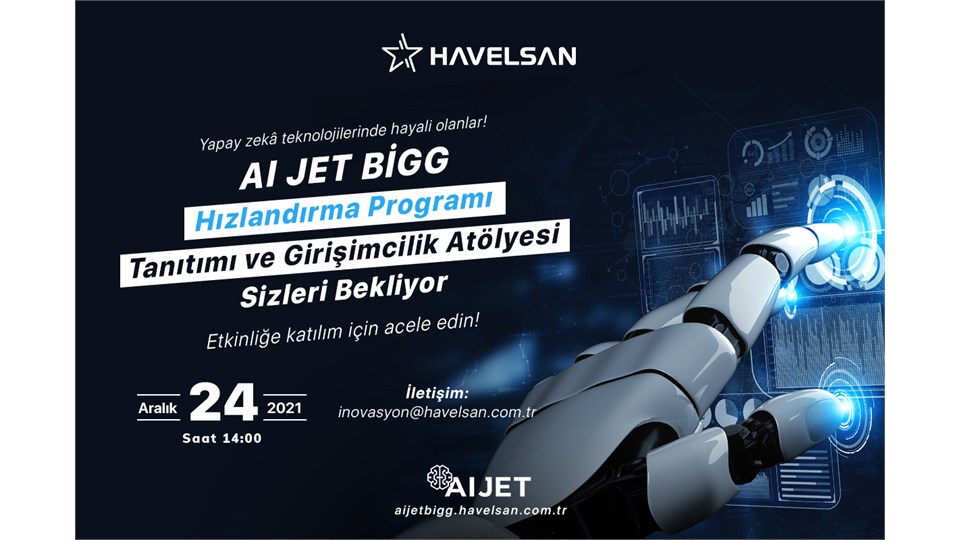 AI JET BİGG Hızlandırma Programı  Tanıtımı ve Girişimcilik Atölyesi