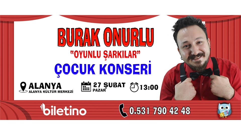 Burak Onurlu Oyunlu Şarkılar Çocuk Konseri