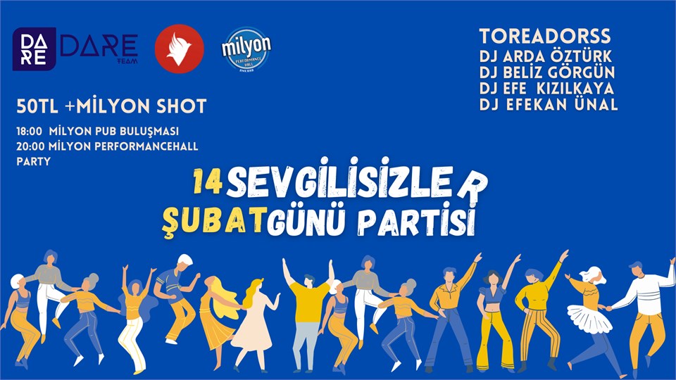 14 Şubat Sevgilisizler Günü Partisi