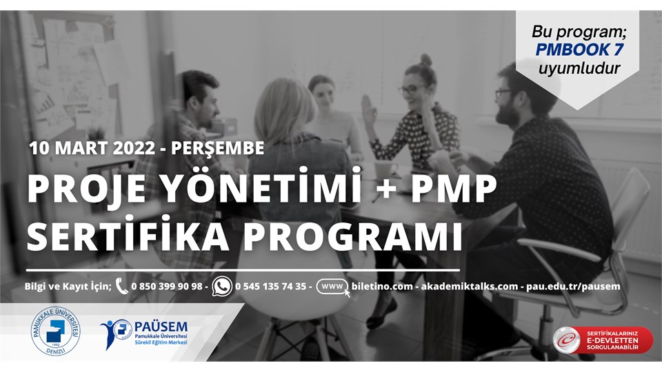 PROJE YÖNETİMİ ve PMP® Hazırlık Sertifika Programı