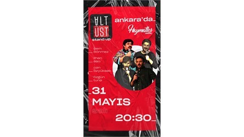 ALTÜST STAND UP ANKARA'DA @ HAYMATLOS MEKAN