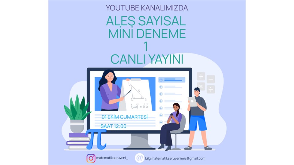 ALES SAYISAL MİNİ DENEME 1 CANLI YAYINI