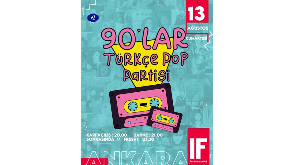 90'lar Türkçe Pop partisi 