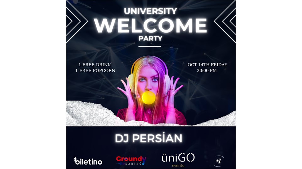 UNIVERSITY WELCOME PARTY 14 Ekim 2022 Groundy Club Biletino university-welcome-party-14-ekim-2022-groundy-club-biletino