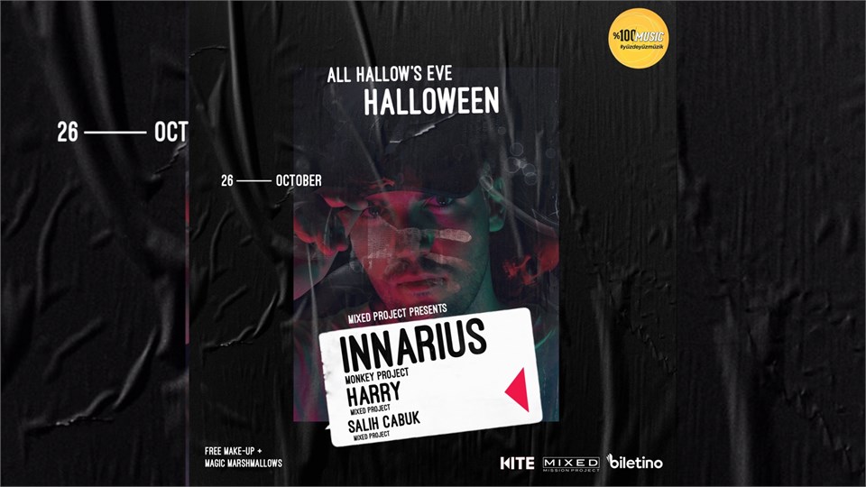 MIXED PROJECT PRESENTS: HALLOWEEN + INNARIUS + KITE