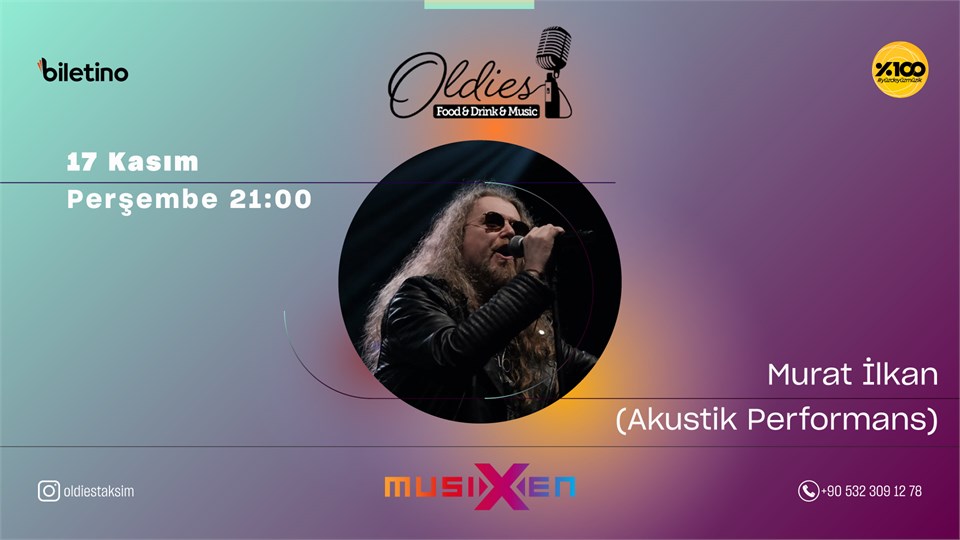 Murat İlkan (Akustik Performans)  @OldiesTaksim