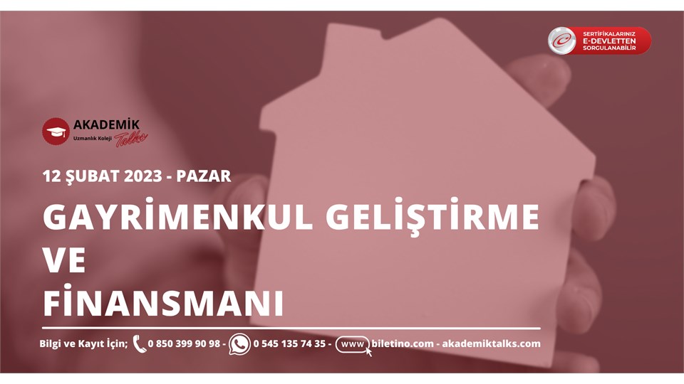 Gayrimenkul Geliştirme ve Finansmanı