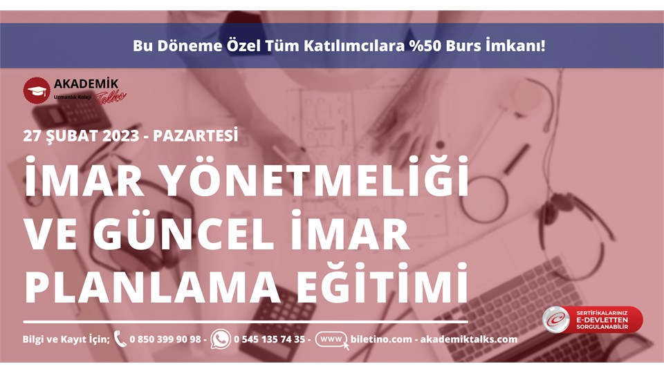 İmar Yönetmeliği ve Güncel İmar Planlama Eğitimi