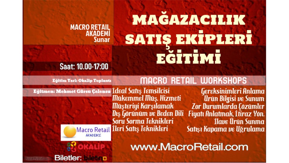 Mağazacılık Satış Ekipleri Eğitimi
