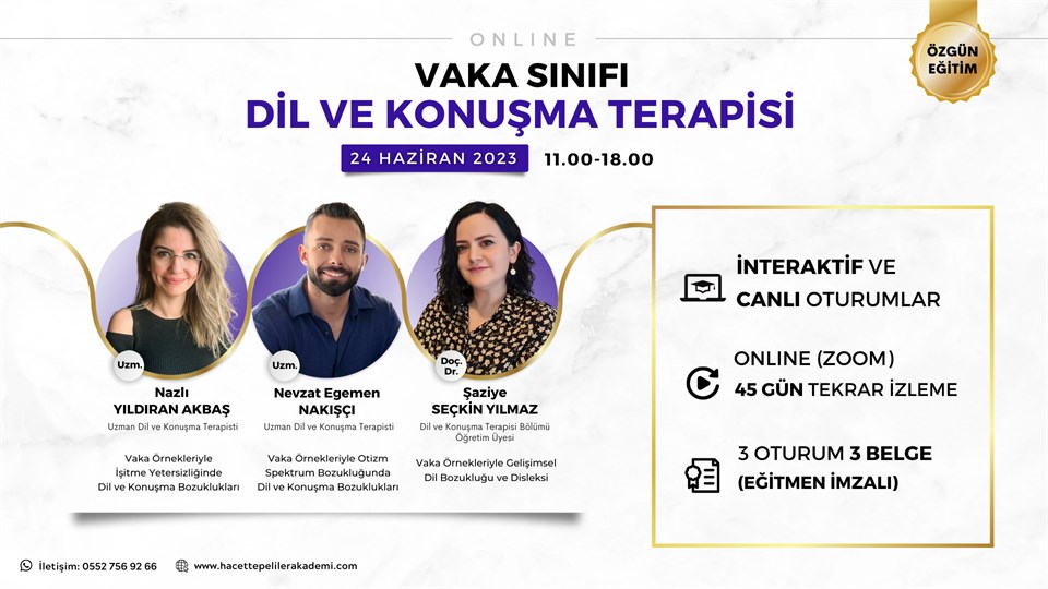 Dil ve Konuşma Terapisi Vaka Sınıfı