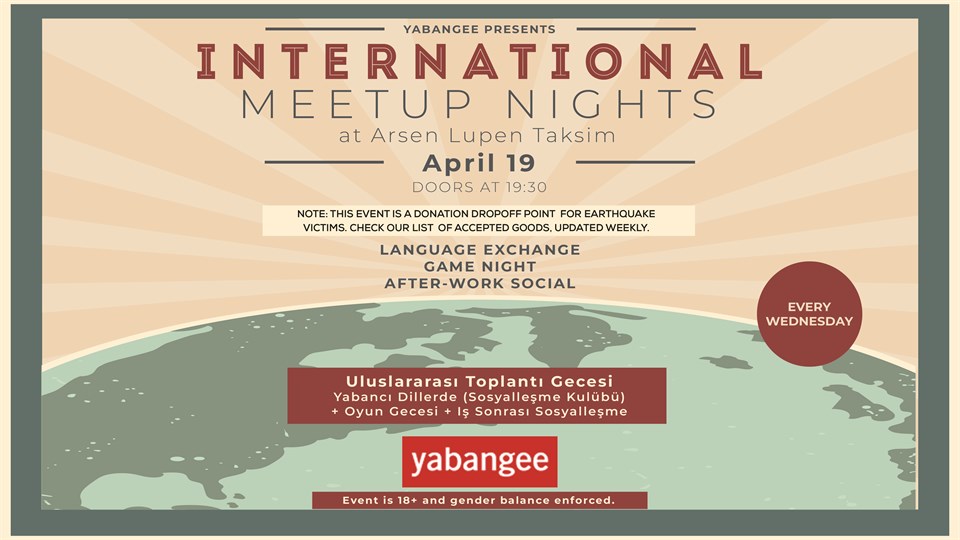 International Meetup Night #55: Language Exchange + Game Night + After-Work Social