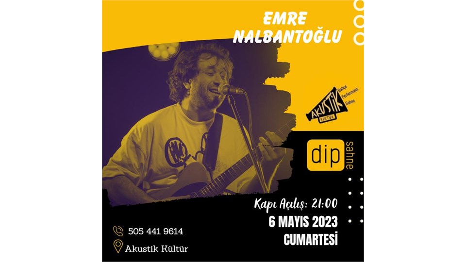 EMRE NALBANTOĞLU AKUSTİK KONSERİ