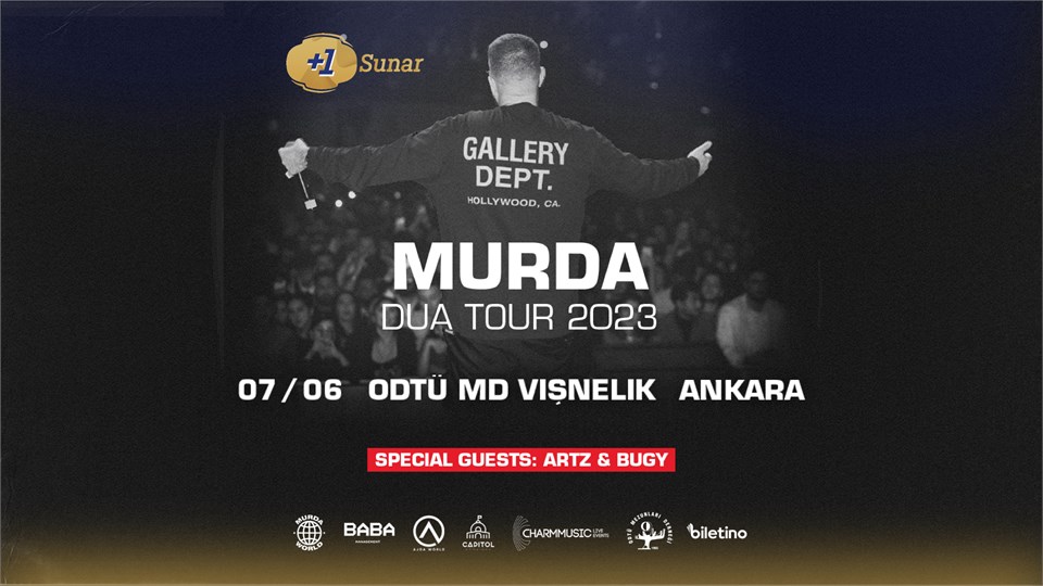 +1 Sunar: Murda Dua Tour | 7 Haziran 2023 ODTÜ MD Vişnelik