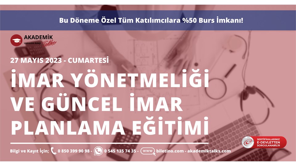 11. Dönem İmar Yönetmeliği ve Güncel İmar Planlama Eğitimi