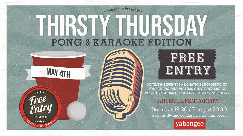 Thirsty Thursday: Pong & Karaoke Edition