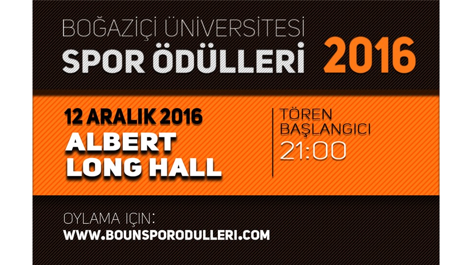 Boğaziçi Üniversitesi Spor Ödülleri 2016