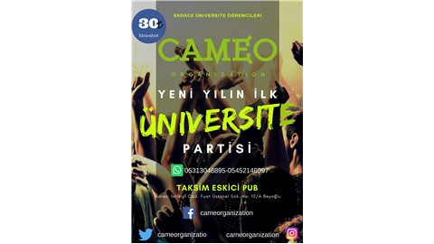 Yeni Yılın İlk Üniversite Partisi