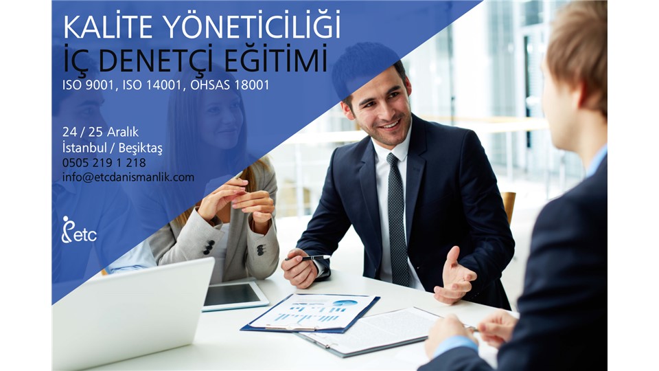 Kalite Yöneticiliği İç Denetçi Eğitimi