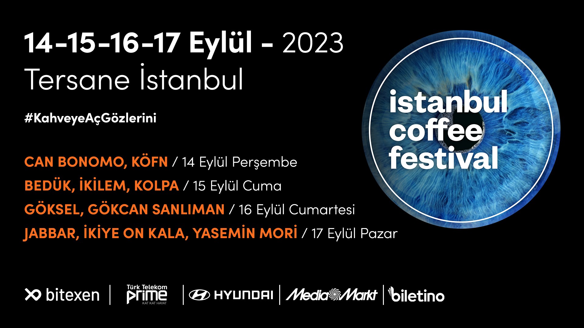 İstanbul Coffee Festival 2023 14 Eylül 2023 Tersane İstanbul Biletino
