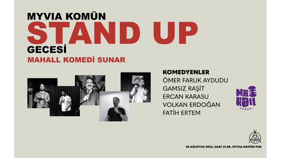 Myvia Komün Stand Up Gecesi 