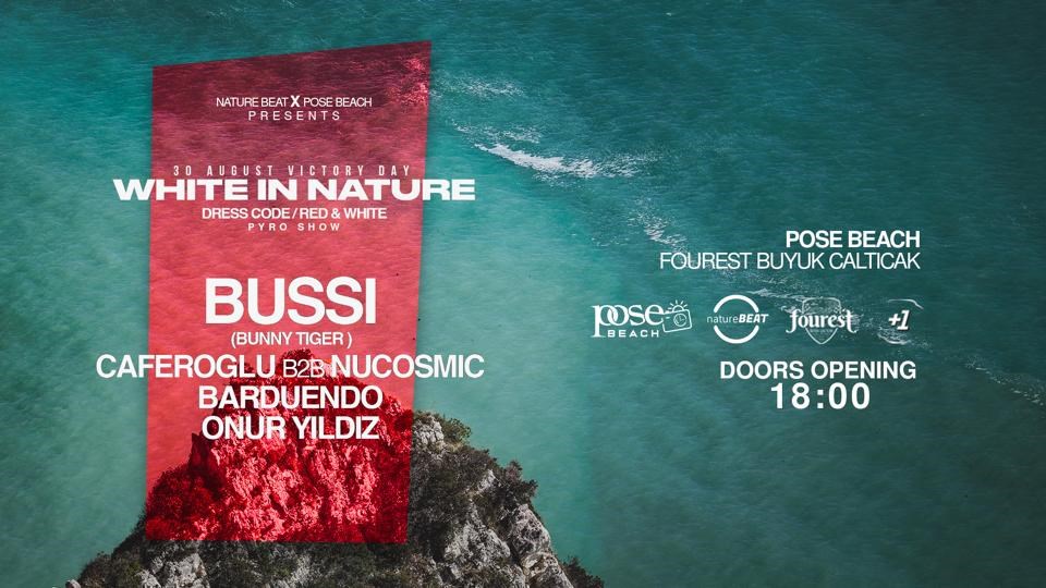 NATURE BEAT X POSE BEACH PRESENT 30 AUGUST VICTORY DAY / BUSSI / WHITE IN NATURE 