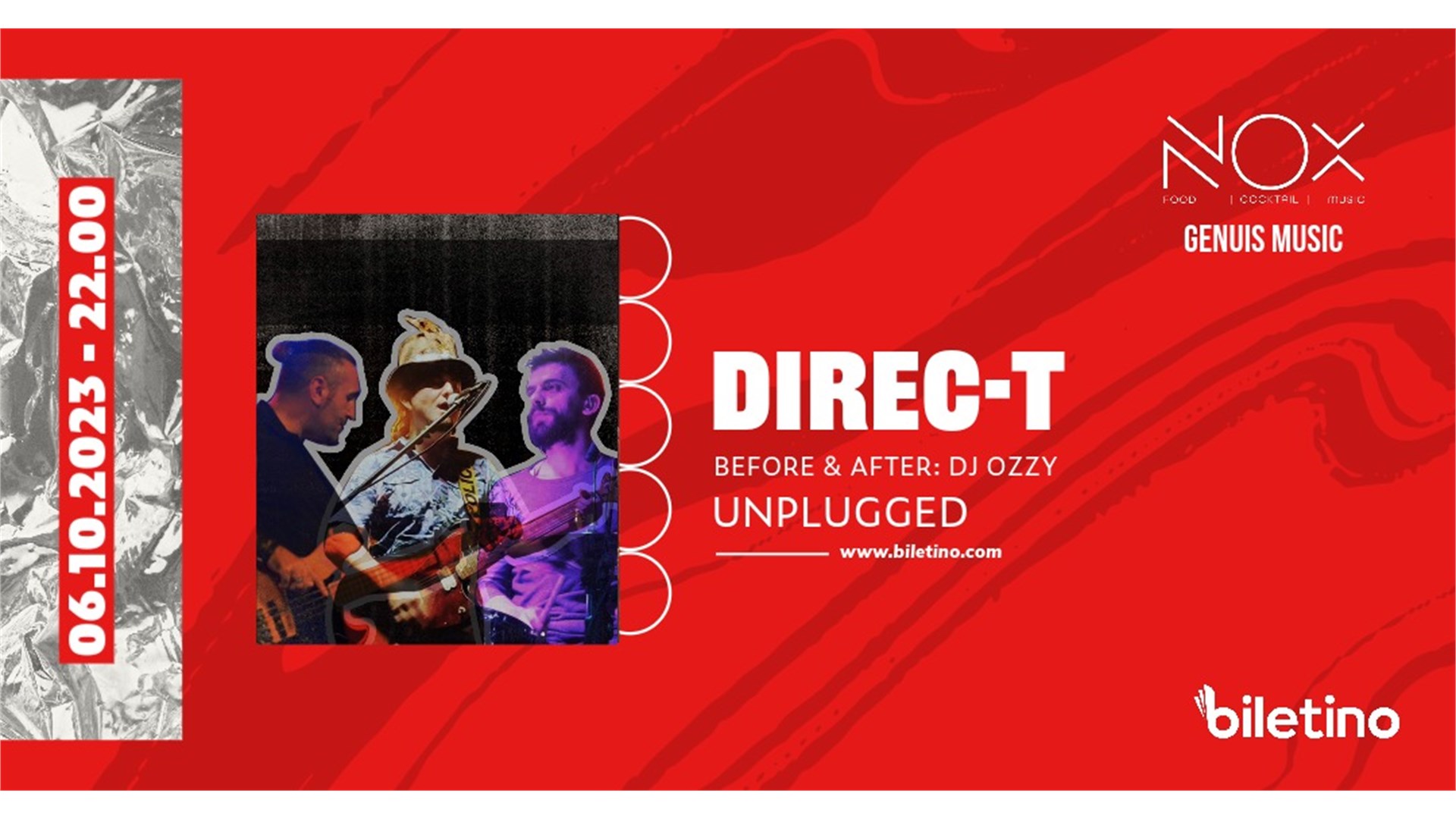 DIRECT (UNPLUGGED) 06 October 2023 Nox Karaköy Biletino