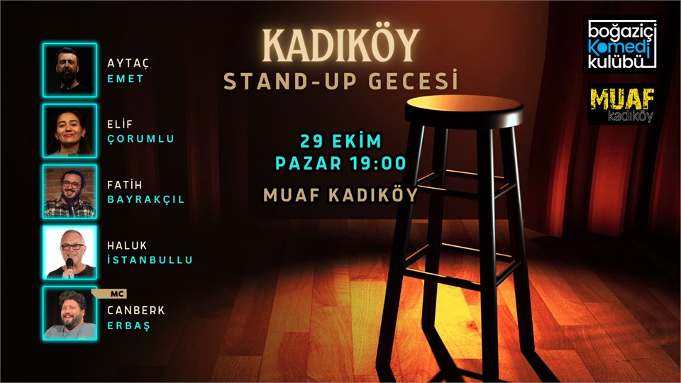 Boğaziçi Komedi Kulübü: Kadıköy Stand-up Gecesi