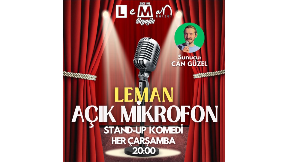 Taksim Açık Mikrofon Stand-up Gecesi - Leman Stand Up