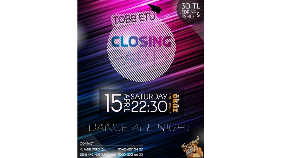 TOBB ETÜ Closing Party