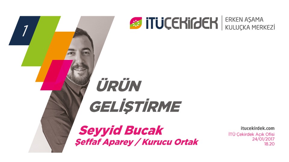 Çekirdekli 7 Girişimin Semineri #1 Ürün Geliştirme