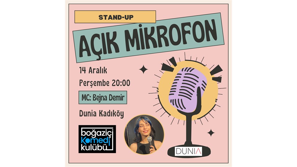 Boğaziçi Komedi Kulübü: Açık Mikrofon Stand-up Komedi