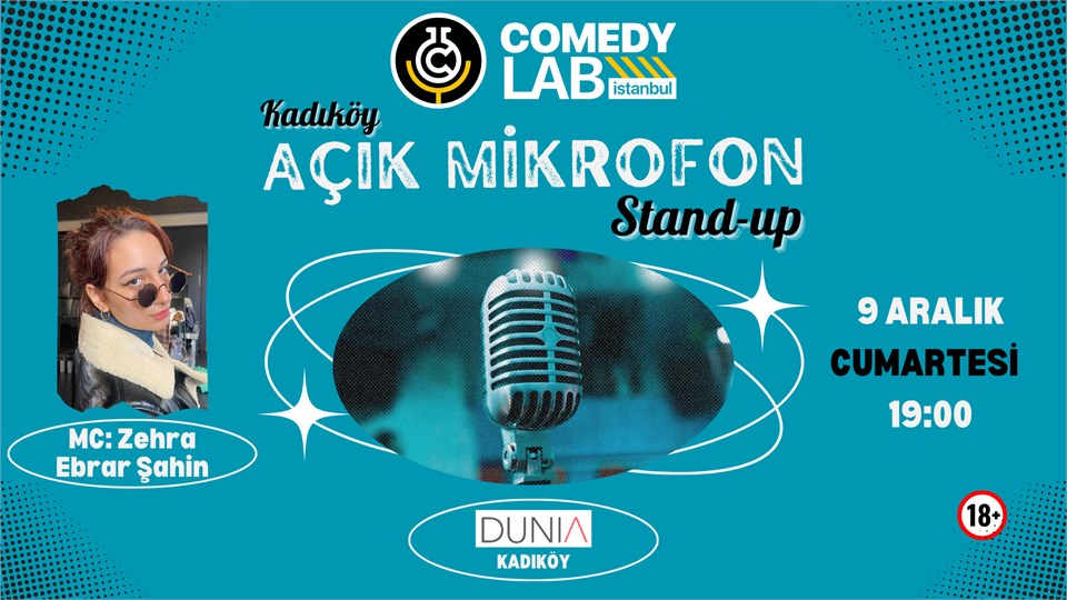 Açık Mikrofon Stand-up - Comedy Lab Istanbul